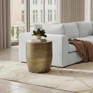 Modern Elite Metal Coffee <b>Table</b> Contemporary Design Decorative Living Room Furniture Metal Top Finish - Product Image 1