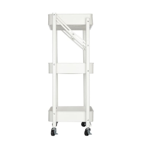 Carrito de Almacenamiento Plegable y Rodante de Fácil Instalación, Ahorra Espacio, Estante de Almacenamiento de Metal de Tres Niveles, Carrito de Almacenamiento para Cocina y Baño - Product Image 2