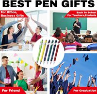 Stylo de bureau personnalisé avec logo imprimé, stylo publicitaire coloré avec texte et logo d'entreprise, stylo promotionnel personnalisé pour cadeaux d'entreprise