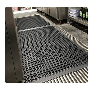Thickened Non-slip Rubber Floor Mat With Holes for Deck Thickened Non-Slip Rubber Floor Mat for Deck <b>Plastic</b> <b>Flooring</b> with Holes - Product Image 3