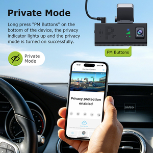 กล้องติดรถยนต์ GPS 6MP พร้อมระบบเสียงสองทาง CMOS บันทึกภาพบนคลาวด์ ระบบตรวจจับการจอดรถตลอด 24 ชั่วโมง 24/7 พร้อมเรดาร์ตรวจจับ มองเห็นได้ทั้งด้านหน้า/ด้านหลังในเวลากลางคืน บันทึกอัตโนมัติด้วยปุ่มเดียว - Product Image 1