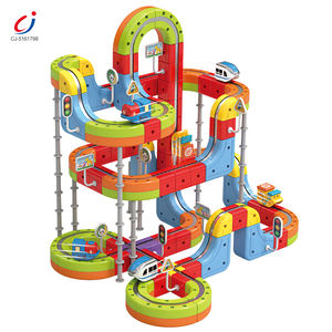 Juguete Educativo Chengji, Pista de Tren de Alta Velocidad de Plástico, Bloques de Construcción, Señales de Tráfico Creativas, Kit de Levitación Magnética DIY - Product Image 1