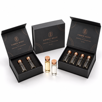 Boîte magnétique écologique pour huiles essentielles, ensemble multi-flacons 30ml 50ml, boîte magnétique deux pièces en papier spécial avec séparateur en carton