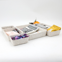 Boîtes de rangement en tissu feutré écologiques, douces au toucher, anti-rayures, antidérapantes, panier de rangement pour jouets en feutre pour le rangement des articles divers