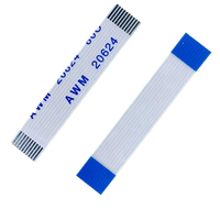 FPC Flachbandkabel LVDS 6/8/10/12/14/16/18/20/24/26/30/32/34/40/80 Pin 1,0 mm Rastermaß FFC-Kabel für LCD-Bildschirm
