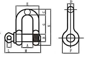 <span class=keywords><strong>Manille</strong></span> en acier allié galvanisé à chaud G2150 US, certifiée ANSI, haute résistance, forgée, résistante à la corrosion, pour levage et exploitation minière - Product Image 2