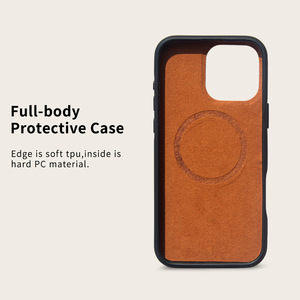 Étui de téléphone <span class=keywords><strong>en</strong></span> <span class=keywords><strong>cuir</strong></span> huilé personnalisé <span class=keywords><strong>avec</strong></span> moule privé, style vintage, aimant, étui de téléphone <span class=keywords><strong>en</strong></span> <span class=keywords><strong>cuir</strong></span> pour iPhone - Product Image 4