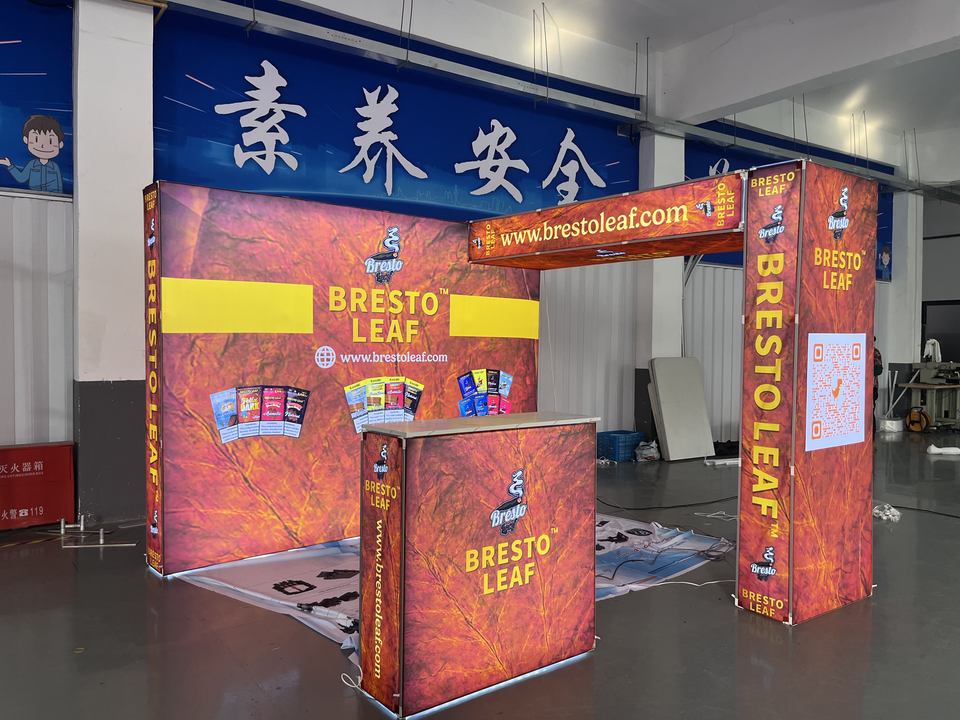 Portable Modular Rectangle Trade Show Booth SEG 3D Lightbox Backlit ...