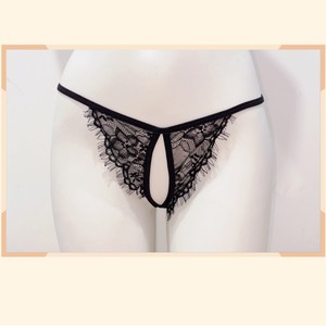 String sexy en dentelle française à entrejambe ouvert, transparent, string séduisant en dentelle française, pas besoin de retirer, chaud et tentant pour adultes - Product Image 4