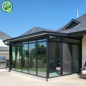 Professional Outdoor Aluminum Alloy Triangle Glass Sunroom Solarium Sunroom with Customized <b>Window</b> <b>Frame</b> and New Design - Product Image 4