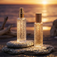 Vente en gros OEM ODM, vaporisateur de parfum portable transparent, 10 ml/12 ml, boîte de luxe personnalisée pour votre parfum personnalisé