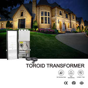 <span class=keywords><strong>Transformador</strong></span> Toroidal Monofásico de Bajo Voltaje RTR-300W con Temporizador y Fotocélula 120v AC 12v15v para Iluminación <span class=keywords><strong>LED</strong></span> Exterior Halógena 304 - Product Image 2
