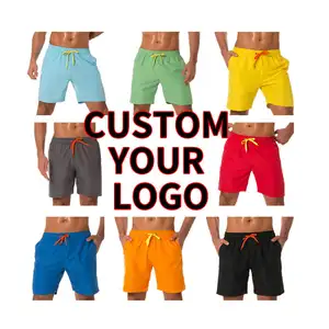 Groothandel Hoge Kwaliteit Unisex Zomer Duurzame Zwemkleding Fitness Badkleding Met Logo Heren Shorts Custom Zwembroek