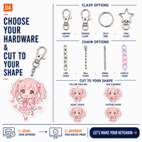 Porte-clés en plastique Anime en gros, petits porte-clés en acrylique, pendentifs porte-clés personnages pour les magasins de détail et les coffrets cadeaux