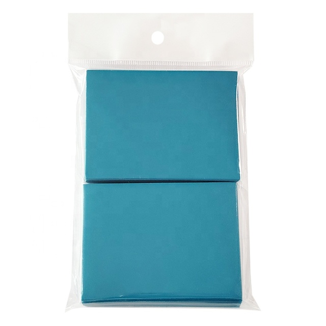 66x91mm Standard Size Card Sleeves for  Poke-mon Cards, Light Blue Matte Card Sleeves
