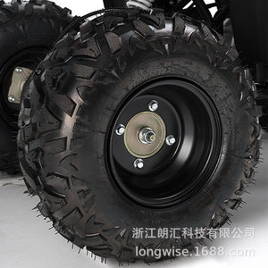 UTV todoterreno para adultos de 6 pulgadas con motor de 150cc, 4 tiempos, transmisión manual y tracción en las 4 ruedas, ideal para recreación en arena y playa. - Product Image 3