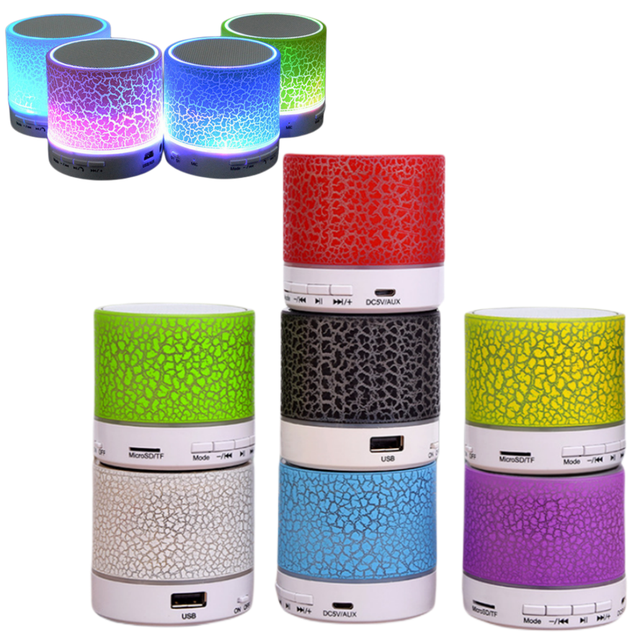 Explosive A9 LED Bluetooth Speaker Mini Speakers Hands Free Portable Wireless Speaker With TF Card Mic USB Audio Music Player