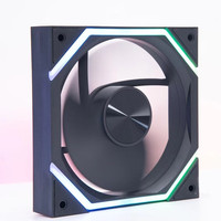 Ventilador de Radiador de Alta Velocidad Ultra Silencioso ARGB para Computadora, de 4 Pines + 5V 3 Pines, para Ensamblaje de Bloques