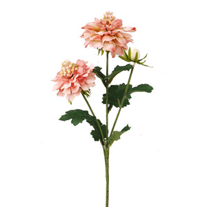 Fleurs de lotus artificielles roses, 47 cm de haut, simulation réaliste, décoration de mariage et de maison, fleurs en plastique et en soie - Product Image 4