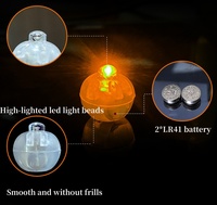 Mini boule LED faite à la main Jouet clignotant coloré avec lumière décorative rouge et bleue pour les fêtes de fin d'études