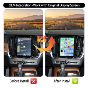 Interface <span class=keywords><strong>CarPlay</strong></span> sans fil Android Auto pour Volvo XC90/<span class=keywords><strong>XC60</strong></span>/S90/S60 Navigation Android Auto Mirror Link Airplay - Product Image 5