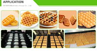 Nouvelle ligne de production et machine automatiques de gaufres et biscuits SKYWIN haute capacité 6-8 tonnes en acier inoxydable – Meilleur prix