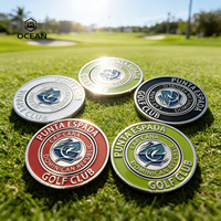 Nouveau marqueur de golf magnétique personnalisé minimaliste de style vintage, cadeau de golf personnalisé