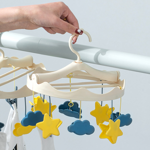 Calzini ambientali stendibiancheria calzini intimo stendibiancheria appendiabiti in plastica per asciugare i vestiti - Product Image 2