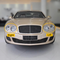 Coque de phare, couvercle de lentille de phare, abat-jour transparent, couvercle de lampe en verre pour Bentley Continental GT 2005-2012
