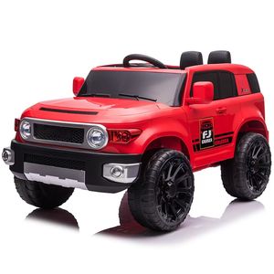 Mobil listrik Vintage 12V uniseks, mobil mainan elektrik kendali jarak jauh baterai Anak - Product Image 1