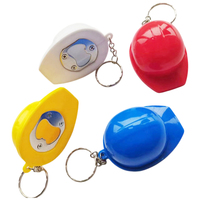 Mini lampe torche LED portable pour casque de sécurité, porte-clés avec logo personnalisé imprimé, anneau lumineux LED pour casque de sécurité