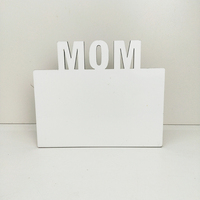 Vente en gros de panneau MDF en bois blanc découpé au laser cadre photo vierge de sublimation pour l'impression par transfert