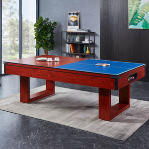 Hot Selling 3 in 1 Multi Functions Game <b>Table</b> 9FT Strong Billiard Pool with Automatic Ball Return for Sale - Product Image 4