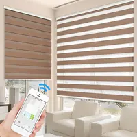 Electric Roller Blinds Rollerelectric Custom Alexa Blackout Remote Wifi Smart Electric Window Motor Motorized Shades Automatic Zebra Roller Blinds