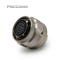 Connecteur électrique circulaire industriel PSCCONN série D38999 III J599 26FC35SN, 22 broches, 33A 400V, avec écrou de blocage, type aviation
