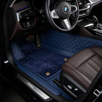 Tapis de sol de voiture pour pick-up, entièrement enveloppants, robustes, motif ciel étoilé, avec style moderne et épuré