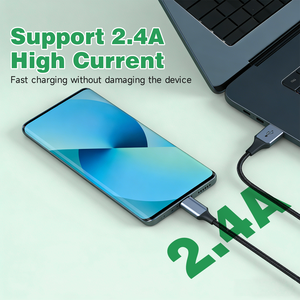 Câble USB 2.0/<span class=keywords><strong>micro</strong></span> WISTAR de haute qualité 480 Mbps 2.4A à charge rapide, certifié CE RoHS FCC pour ordinateur - Product Image 4