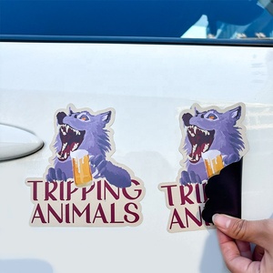 Adesivi Magnetici Impermeabili Personalizzati per Auto con Logo Aziendale, Decalcomanie Pubblicitarie <span class=keywords><strong>Divertenti</strong></span> per Paraurti a Scopo Promozionale - Product Image 3