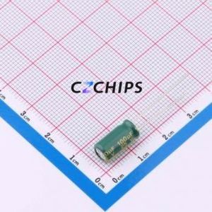 Condensador Electrolítico de Aluminio de Orificio Pasante CD288H1EM101E120T, Orificio Pasante, D6.3xL12mm 100uF 20% 25V 2.5mm - Product Image 1