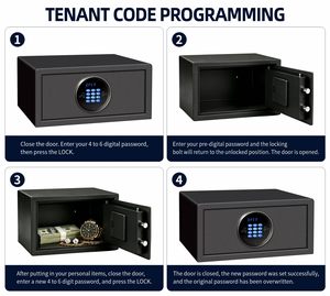 Caja Fuerte Digital Mini para Hotel, con Teclado Electrónico, para Protección de Objetos de Valor en Habitaciones, Caja Fuerte Oculta en la Pared, Venta al Por Mayor - Product Image 2