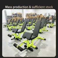 Banc de musculation professionnel réglable avec fonction preacher curl et développateur de jambes pour l'entraînement complet du corps et le fitness