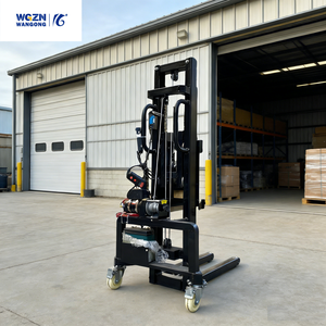 WGZN Forklift Listrik Kecil Pengangkat Kargo <span class=keywords><strong>Mini</strong></span> 300kg Truk Derek Portabel - Product Image 1