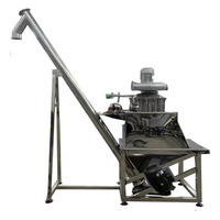 Séparateur vibrant sans poussière pour sacs d'alimentation, machine de tamisage de farine et amidon, alimentateur de poudre en acier inoxydable de qualité alimentaire