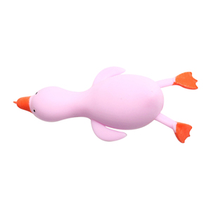 Squishy Duck <b>Memory</b> Sand Filled Stretchy Silicone TPR Mini Fidget Swan Stress Relief Toy Unisex for Kids Anxiety Squeeze Toy - Product Image 4