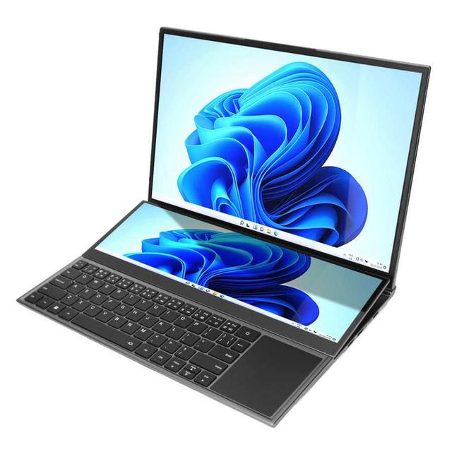 Dual Screen Laptop 16.1 + 14 Inch with Touch Screen Laptop Computer Core I7 9Gen Laptop for Student Notebook