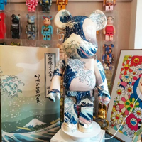 400% 700% 1000% Bearbrick jouets ours blanc et ours noir Bearbrick jouets figurines d'action