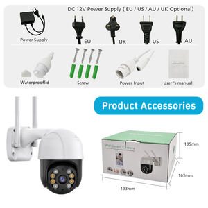 4MP icsee กล้องวงจรปิดไร้สาย360องศา PTZ, กล้องติดตามอัตโนมัติมีสี3MP มองเห็นในที่มืดกล้องรักษาความปลอดภัย HD CCTV กลางแจ้ง Wi-Fi - Product Image 3