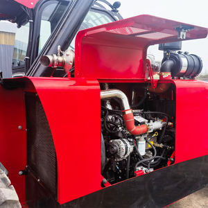 4Ton 18M Manipulador telescópico Carretilla elevadora telescópica de granja todo terreno con elevador de construcción de cubo Manipulador telescópico a la venta - Product Image 6