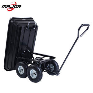 Chariot de jardin à benne en poly, vente d'usine d'usine, livraison gratuite - Product Image 6