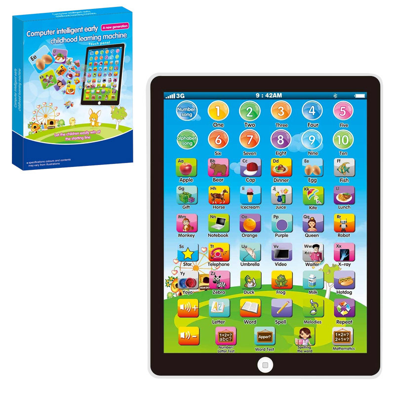 Customized Toddler English Learning Toy Green
